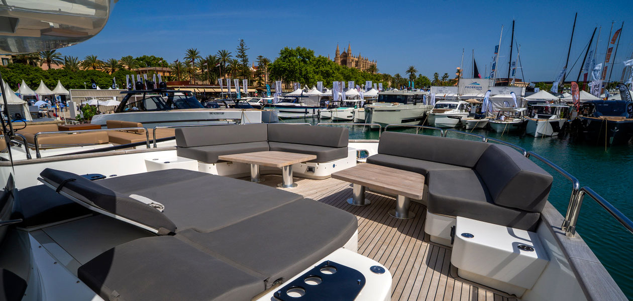 Sirena yacht deck at PIBS 2026 Palma boat show